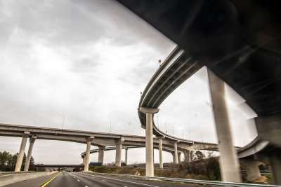 高速公路 看法 汽车 桥 建造 具体的 交汇处 路口 州际公路