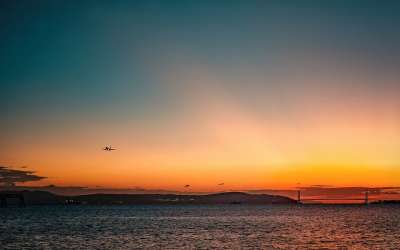 海 天空 日落 景观 明石海峡大桥 日本 黄昏 暮