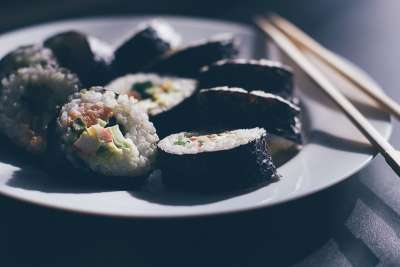 寿司 筷子 日本人 食物 盘子 美食 餐厅 海鲜 亚洲人 鱼