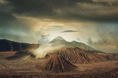 景观 火山 云 亲爱的 日落 幻想 火山 火山 火山 火山