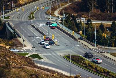 路口 交通 汽车 桥 维多利亚 红绿灯 路 高速公路 温哥华岛