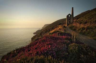 康沃尔郡 英国 海岸 矿业 海 景观 海洋 旅行 风景秀丽的