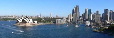 悉尼 澳大利亚 悉尼港 歌剧院 摩天大楼 城市景观 天际线 湾