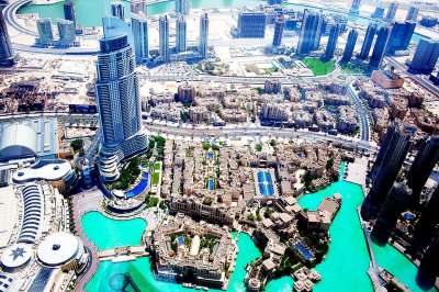 迪拜 城市 建筑物 摩天大楼 城市景观 市中心 城市的