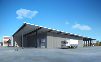 仓库 别墅 渲染 可视化 建筑学 可视化 3D 建筑可视化 景观