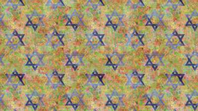 数码纸 大卫之星 图案 犹太人 Magen David 犹太教
