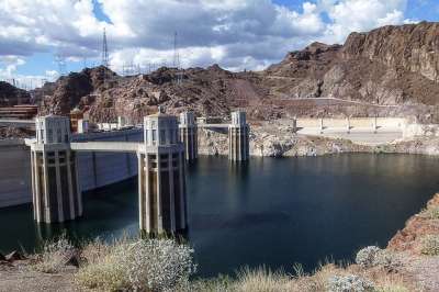 米德湖 水库 胡佛水坝 内华达 具体的 建造 旅游景点 技术的