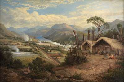 查尔斯 · Blomfield 艺术 绘画 布面油画 景观 山 天空