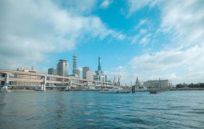 神户 大海 蓝天 Kobe 蓝天白云 天空 清新 Sea