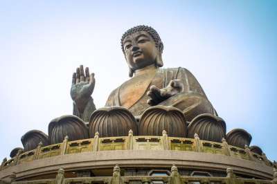 香港 大屿山 佛 宗教 寺庙 雕像 地标 中国 旅行 香港