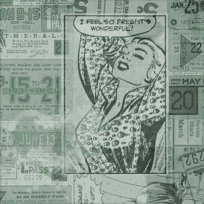 背景 绿色 漫画书 流行音乐 艺术 排版 剪贴簿 模板 复古的