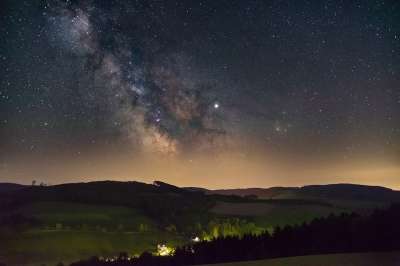 星星 银河系 星空 夜晚 宇宙 天堂 星系 天文学 黑暗的