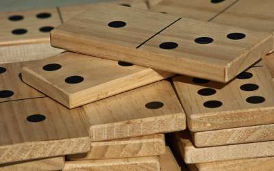 棋盘游戏 骨牌 播放 球员