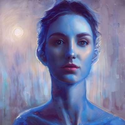 女士 绘画 美丽 时尚 化妆品 程式化 美丽的 漂亮 吸引人的