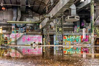 丢失的地方 Pforphoto 弃 建造 工厂 地下 老厂