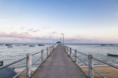 海 码头 海岸 天空 地平线 船 日落 水 自然 户外 云