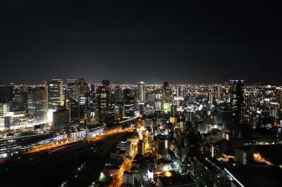夜晚 城市 在晚上的城市 城市的 天际线 城市景观 结构 建造