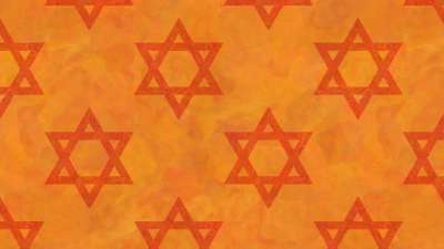 数码纸 大卫之星 图案 无缝的 犹太人 Magen David