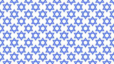 数码纸 大卫之星 图案 Magen David 犹太人 犹太教 宗教