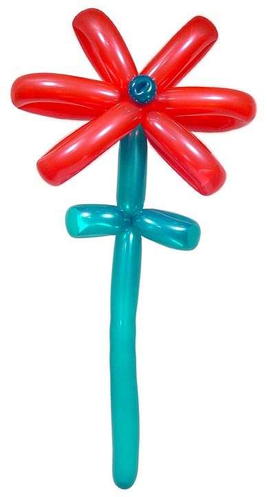 生日快乐 生日快樂 气球 雕塑 花 乐趣 孩子 丰富多彩的 玩具