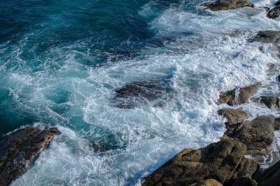 波浪 海洋 岩石 海岸 自然 旅行 夏天 水