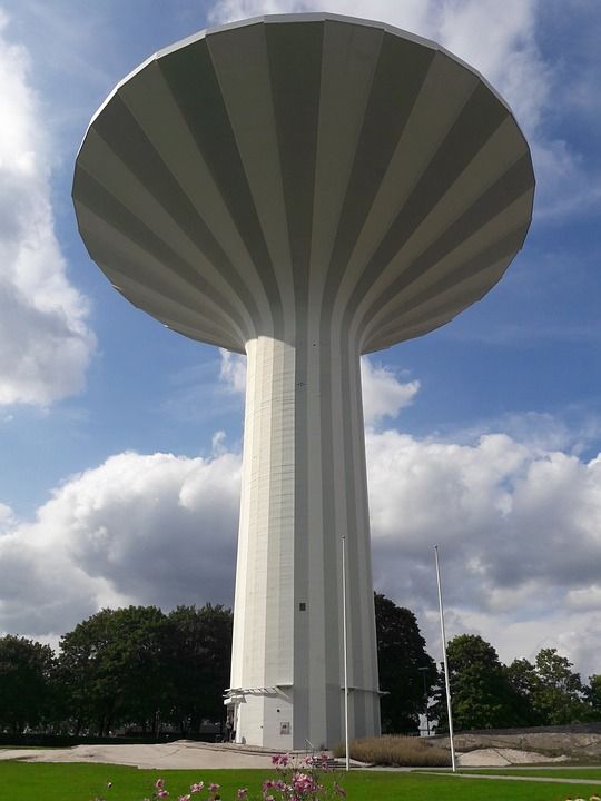 游客 旅游景点 蘑菇 蘑菇形 水塔 吸引力 磁铁 水箱 水贮存器