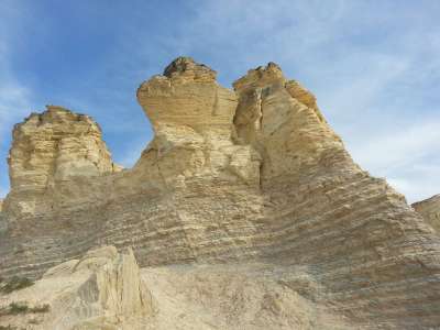 砂岩 纪念碑 岩石 侵蚀 堪萨斯州 地质的 岩石形成 自然