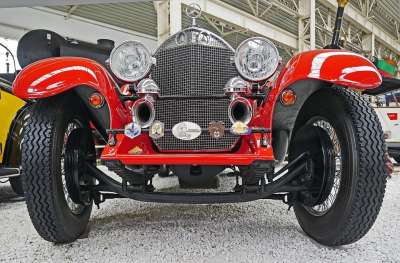 奔驰 蜘蛛 跑车 赛车 敞篷车 打开 1920年代 刚性轴 板簧