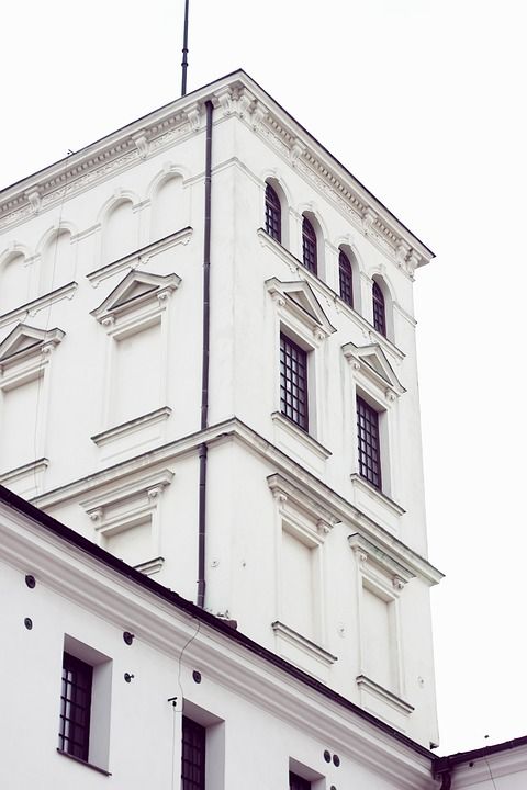 白色的 工厂 建造 房子 老的 优质的