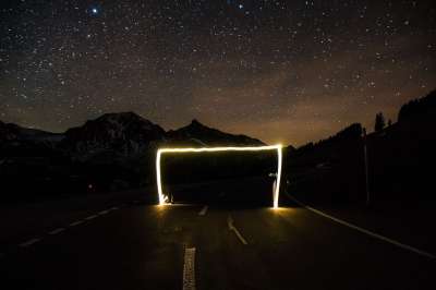 目标 光涂鸦 人脸图像 路 慢下来处之泰然 开慢点 星空 天堂
