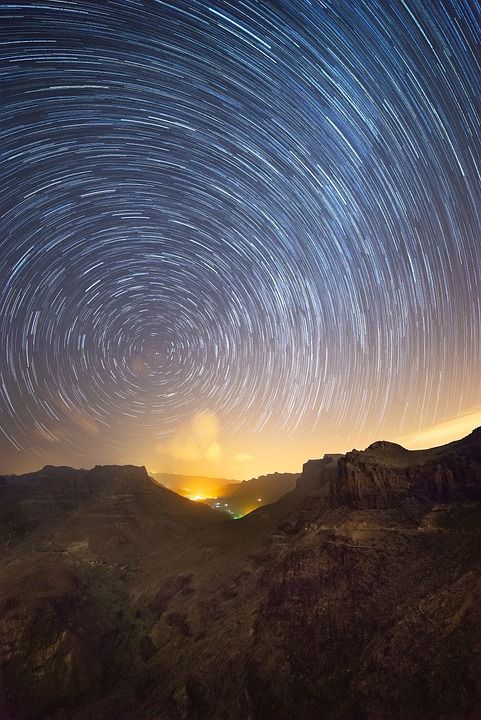 星星 Startrails 天文学 夜晚 天堂 夜空 地球的自转