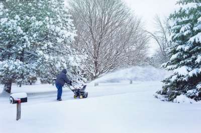 雪 吹雪 清雪机 除雪 天气 冬天 寒冷的 送风机 户外 季节