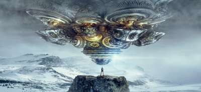 幻想 不明飞行物 飞船 超现实的 徘徊 未来 未来派 情绪 光