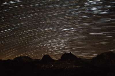 星迹 星星 天堂 山 星空 夜晚 夜空 示踪剂