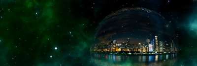 泡沫 城市 宇宙 天际线 子弹 肥皂泡 球 圆 星壁纸 背景