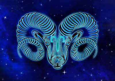 星座 白羊座 星座运势 设计 占星术 解释 天堂 发光 背景
