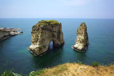 景观 黎巴嫩 海 旅行