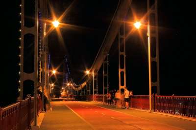 简单 路 街 移动 旅行 交通 桥 交通运输系统 夜晚 黑暗