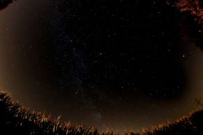 银河系 星星 夜晚 夜空 银河 星空 宇宙 天堂 鱼眼