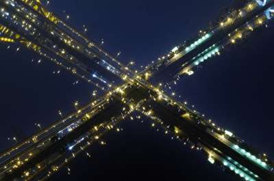 星空 夜空 星芒