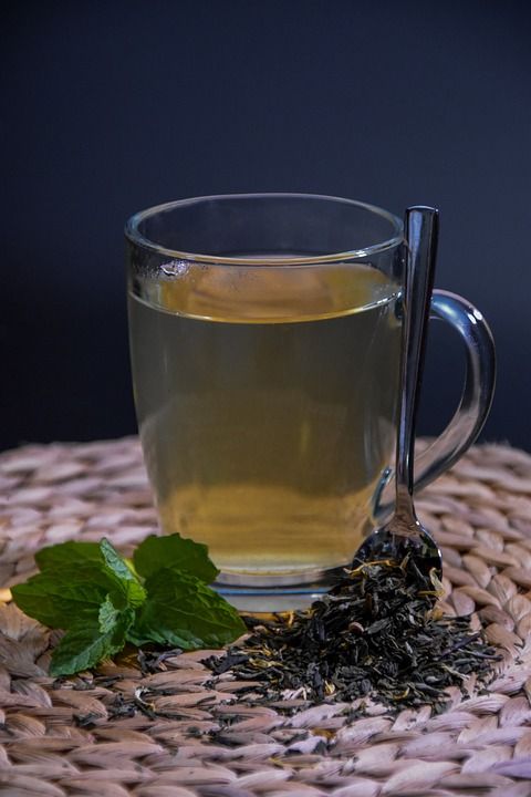 茶 薄荷 草药 杯子 芳香 工厂 树叶 干叶子 茶叶 黄