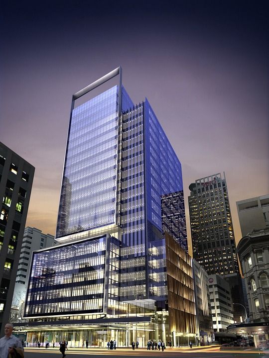 奥克兰 新西兰 城市 城市的 建筑物 摩天大楼 高的 结构体