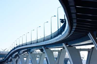 桥 结构体 结构 曲线 路 公路桥 钢筋混凝土 栏杆 游艇桥