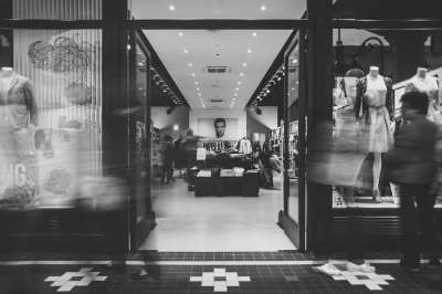 购物 店铺 时尚 零售 电子商务 衣服 入口 人们 城市