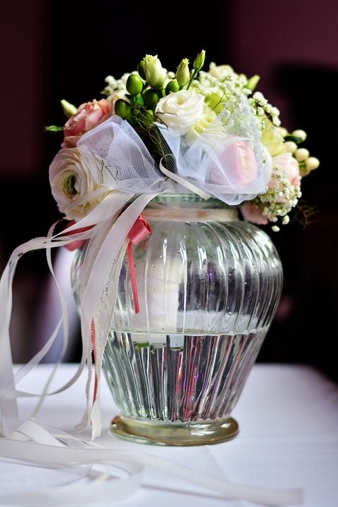 Brautstrauß 鸵鸟 浪漫的 花瓶 婚礼 一束花朵 花
