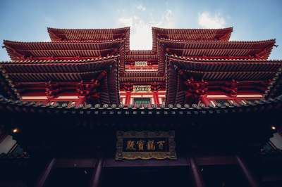 亚洲人 亚洲建筑 建造 龙 檐 正面 帝国 光 宝塔 屋顶