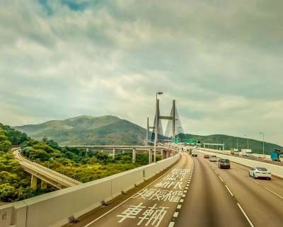 桥 高速公路 天空 山 路 交通 具体的 结构 车道 旅行
