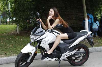 摩托 美女 模型 亚洲 女人 造像 射击 嘉陵