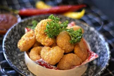 虾 鱼 起动机 烤的 卡路里 厨房 烹饪 晚餐 食物 装饰