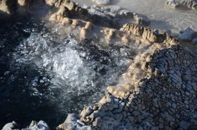 沸腾的水 热水池 春天 水 黄石国家公园 水池 美国 怀俄明州